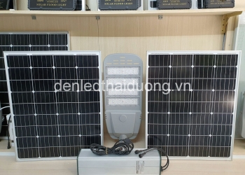 đèn đường năng lượng mặt trời 300w Pin rời giá rẻ chiếu sáng đường phố, khu dân cư 