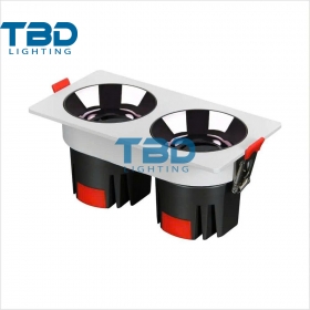 ĐÈN LED ÂM TRẦN VUÔNG 2x20W CRI>90/95/97 TBD-2161V18220W